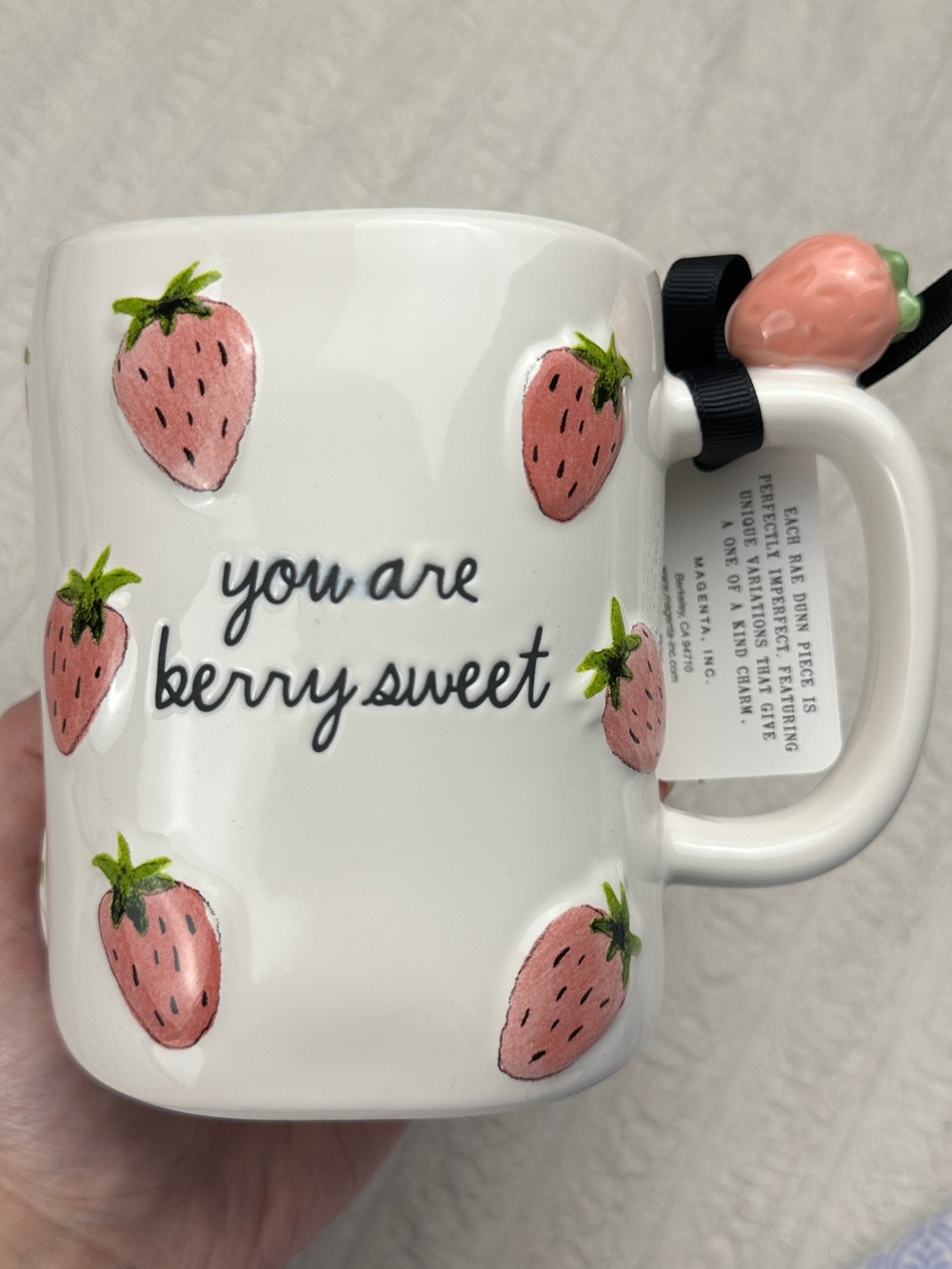 Rae Dunn Strawberry Mug